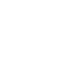 An outline of two hands creating a heart shape through clasping each other's fingers.