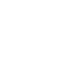 Outline of three chairs and a clock on the wall above them.